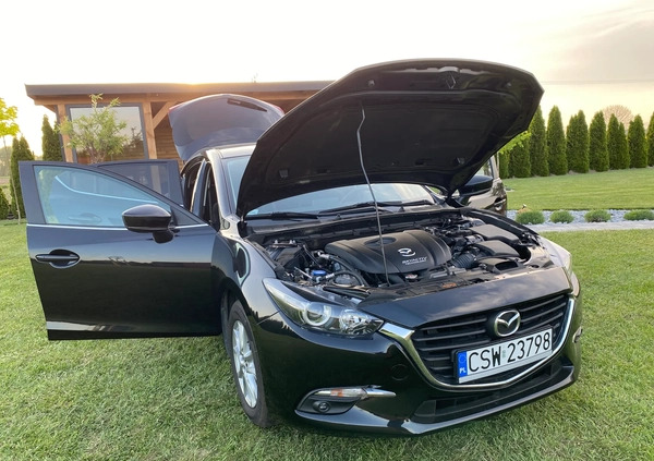 Mazda 3 cena 63900 przebieg: 93900, rok produkcji 2018 z Golczewo małe 742